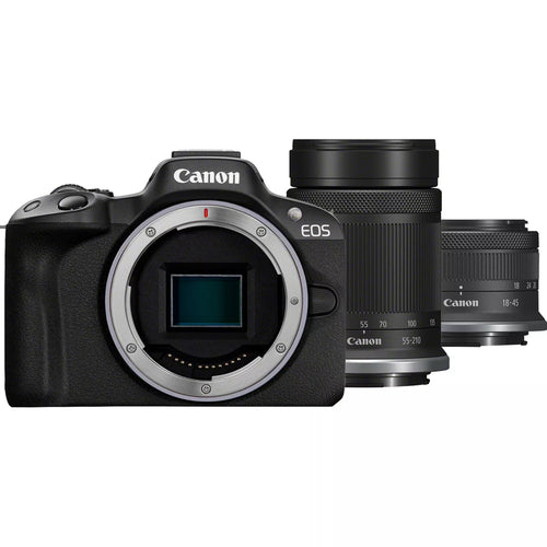 Canon EOS R50 + RF-S 18-45mm IS STM Lens e RF-S 55-210mm IS STM - Garanzia Canon Italia - SCONTO IN CASSA FINO AL 30/05/26