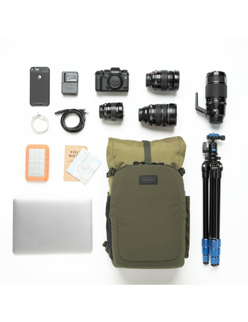 Tenba FULTON V2 Backpack 14L - Black o  Tan/Olive