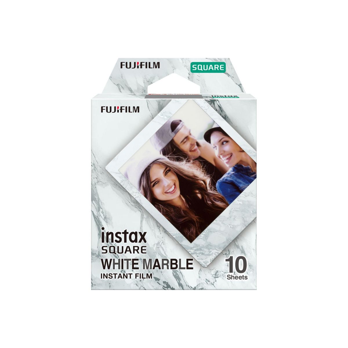Fujifilm Instax Square White Marble - 10 Foto