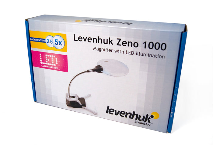 Lente d’ingrandimento Levenhuk Zeno 1000 LED, 2,5/5x, 88/21 mm