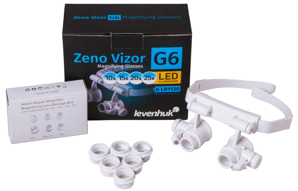 Occhiali d’ingrandimento Levenhuk Zeno Vizor G6