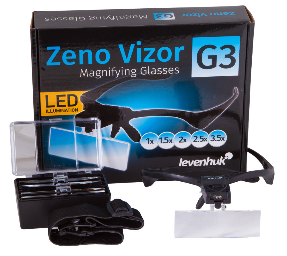 Occhiali d’ingrandimento Levenhuk Zeno Vizor G3