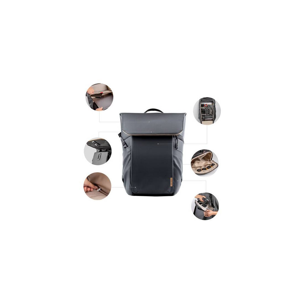 Pgytech Cb-063 Onego Air Backpack 25 L Obsidian Black
